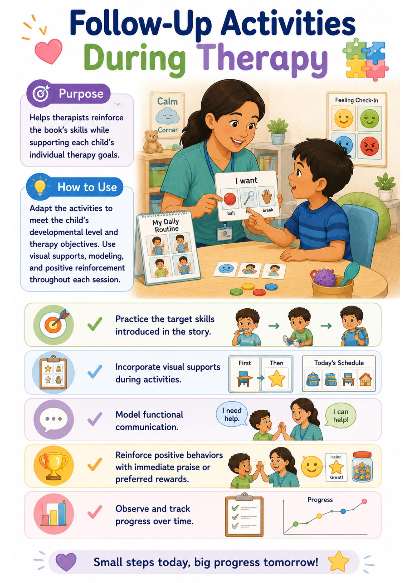 Follow-up Activities During Therapy β preview from the Bonus Printable Toolkit
