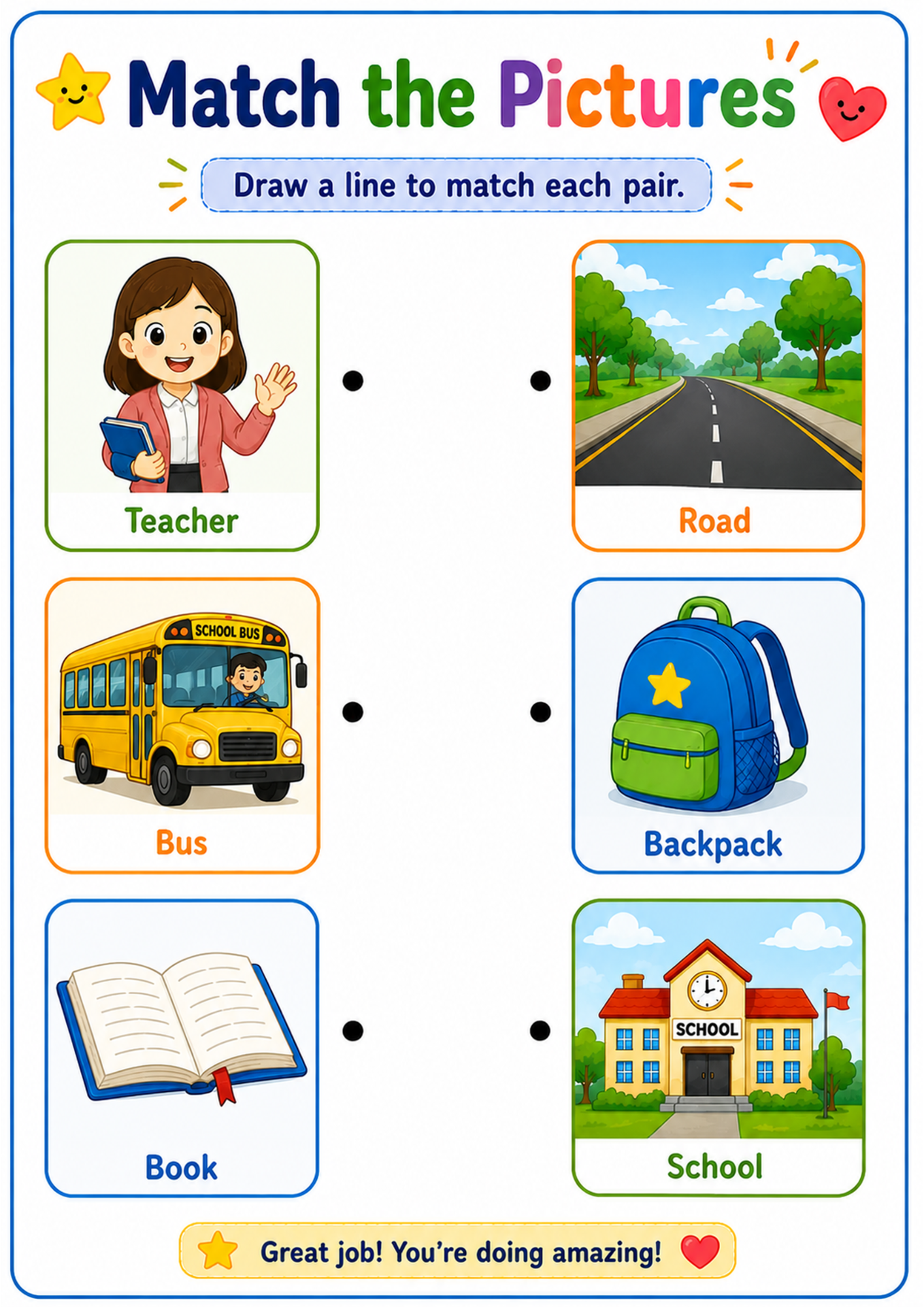 Match the Pictures β preview from the Main Learning Toolkit