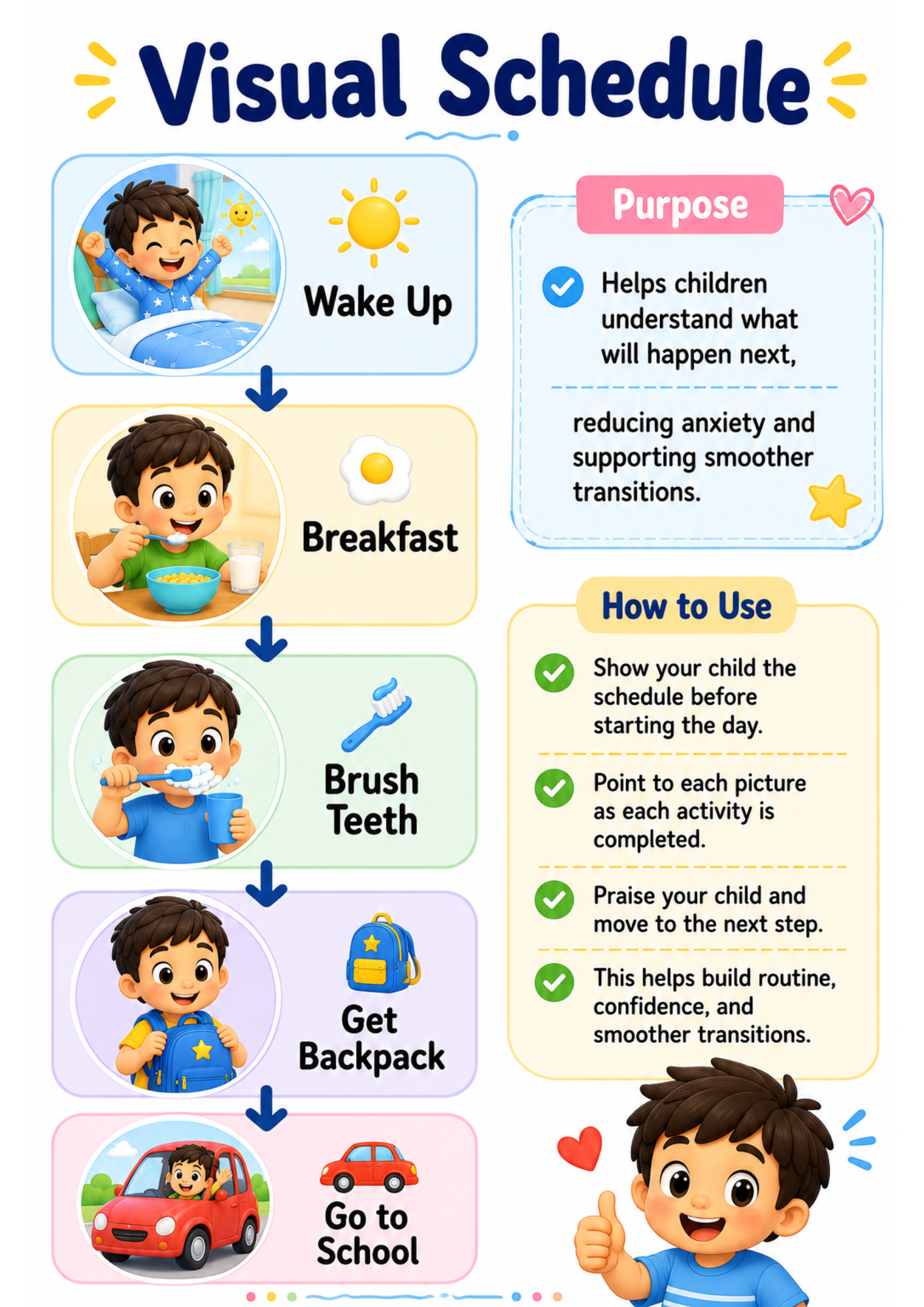 Visual Schedule (Printable) β preview from the Bonus Printable Toolkit